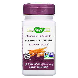 <img alt="Natures Way, Ashwagandha, Standardized, 60 Veg Capsules" title="Natures Way, Ashwagandha, Standardized, 60 Veg Capsules,033674153871"