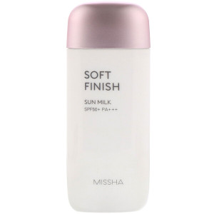 <img alt="Missha, Soft Finish Sun Milk, SPF 50+ PA+++, 2.36 fl oz (70 ml)" title="Missha, Soft Finish Sun Milk, SPF 50+ PA+++, 2.36 fl oz (70 ml),8809581452367"