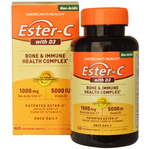 <img alt="American Health, Ester-C with D3,  Bone and Immune Health Complex, 1000 mg/5000 IU, 60 Veggie Tabs" title="American Health, Ester-C with D3,  Bone and Immune Health Complex, 1000 mg/5000 IU, 60 Veggie Tabs,076630347105"