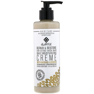 Alaffia, Repair & Restore, Daily Moisturizing Creme with Baobab & Keratin, 8 oz (236 ml)