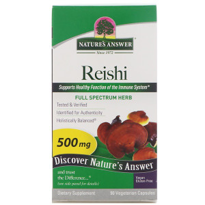 <img alt="Natures Answer, Reishi, 500 mg, 90 Vegetarian Capsules" title="Natures Answer, Reishi, 500 mg, 90 Vegetarian Capsules,083000163227"