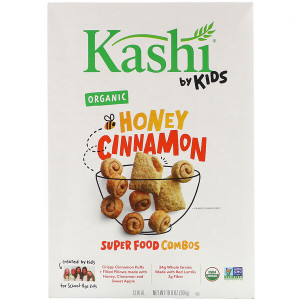 <img alt="Kashi, Kashi by Kids, Organic Super Food Combos, Honey Cinnamon, 10.8 oz (306 g)" title="Kashi, Kashi by Kids, Organic Super Food Combos, Honey Cinnamon, 10.8 oz (306 g),018627107842"