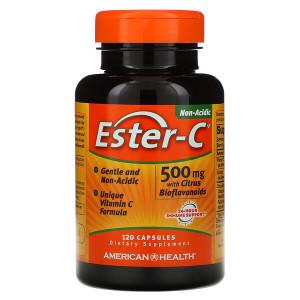 <img alt="American Health, Ester-C with Citrus Bioflavonoids, 500 mg, 120 Capsules" title="American Health, Ester-C with Citrus Bioflavonoids, 500 mg, 120 Capsules,076630169615"
