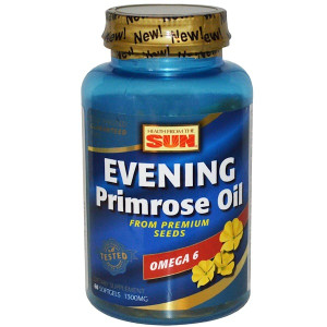 <img alt="Health From The Sun, Evening Primrose Oil, Omega-6, 1300 mg, 60 Softgels" title="Health From The Sun, Evening Primrose Oil, Omega-6, 1300 mg, 60 Softgels,010043010867"