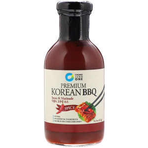 Chung Jung One, Premium Korean BBQ Sauce & Marinade, Spicy, 14.5 oz (411 g)