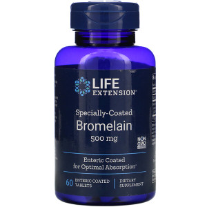 <img alt="Life Extension, Specially-Coated Bromelain, 500 mg, 60 Enteric Coated Tablets" title="Life Extension, Specially-Coated Bromelain, 500 mg, 60 Enteric Coated Tablets,737870120360"