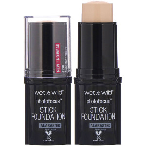 <img alt="Wet n Wild, PhotoFocus Stick Foundation, Alabaster, 0.42 oz (12 g)" title="Wet n Wild, PhotoFocus Stick Foundation, Alabaster, 0.42 oz (12 g),077802368096"