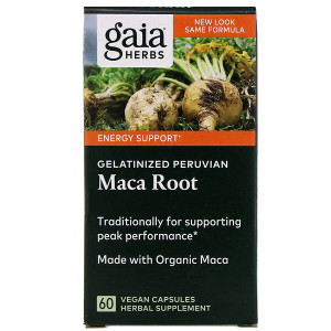<img alt="Gaia Herbs, Gelatinized Peruvian Maca Root, 60 Vegan Capsules" title="Gaia Herbs, Gelatinized Peruvian Maca Root, 60 Vegan Capsules,751063997539"
