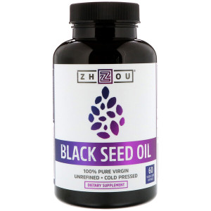 <img alt="Zhou Nutrition, Black Seed Oil, 60 Vegetarian Capsules" title="Zhou Nutrition, Black Seed Oil, 60 Vegetarian Capsules,859805006010"