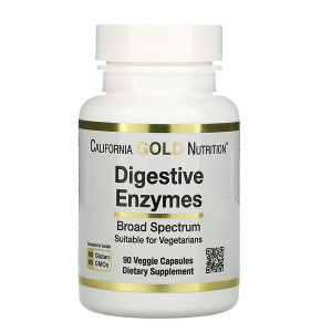 <img alt="California Gold Nutrition, Digestive Enzymes, Broad Spectrum, 90 Veggie Capsules" title="California Gold Nutrition, Digestive Enzymes, Broad Spectrum, 90 Veggie Capsules,898220011551"