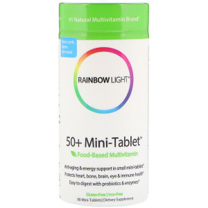 <img alt="Rainbow Light, 50+ Mini Tablet, Food-Based Multivitamin, 90 Mini-Tablets" title="Rainbow Light, 50+ Mini Tablet, Food-Based Multivitamin, 90 Mini-Tablets,021888113422"