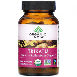<img alt="Organic India, Trikatu, Digestive & Metabolic Support, 90 Veg Caps" title="Organic India, Trikatu, Digestive & Metabolic Support, 90 Veg Caps,851469000274"