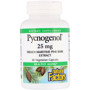 <img alt="Natural Factors, Pycnogenol, 25 mg, 60 Vegetarian Capsules" title="Natural Factors, Pycnogenol, 25 mg, 60 Vegetarian Capsules,068958020907"