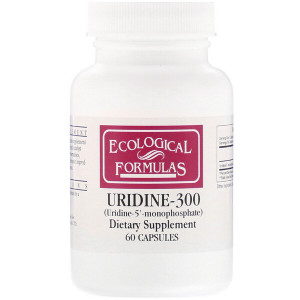 <img alt="Ecological Formulas, Uridine-300, 60 Capsules" title="Ecological Formulas, Uridine-300, 60 Capsules,696859131295"