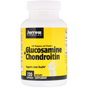 <img alt="Jarrow Formulas, Glucosamine + Chondroitin, 120 Capsules" title="Jarrow Formulas, Glucosamine + Chondroitin, 120 Capsules,790011190196"