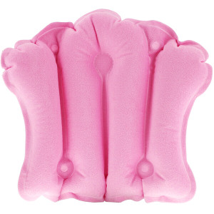 3 PACK of The Vintage Cosmetics Co., Inflatable Bath Pillow, Pink, 1 Count