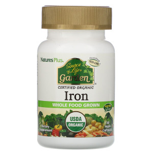 <img alt="Natures Plus, Source of Life Garden, Iron, 30 Vegan Capsules" title="Natures Plus, Source of Life Garden, Iron, 30 Vegan Capsules,097467307360"