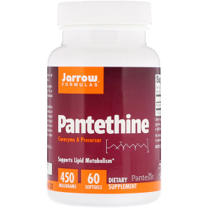 <img alt="Jarrow Formulas, Pantethine, 450 mg, 60 Softgels" title="Jarrow Formulas, Pantethine, 450 mg, 60 Softgels,790011180067"