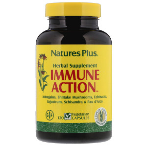 <img alt="Natures Plus, Immune Action, 120 Vegetarian Capsules" title="Natures Plus, Immune Action, 120 Vegetarian Capsules,097467010680"