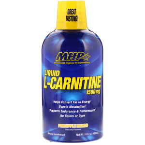 MHP, Liquid L-Carnitine, Pineapple Mango, 1,500 mg, 16 fl oz (473 ml)