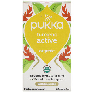 <img alt="Pukka Herbs, Organic Turmeric, Active, 60 Capsules" title="Pukka Herbs, Organic Turmeric, Active, 60 Capsules,813026020651"