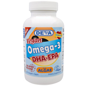 <img alt="Deva, Vegan, Omega-3, DHA-EPA, 200 mg, 90 Vegan Caps" title="Deva, Vegan, Omega-3, DHA-EPA, 200 mg, 90 Vegan Caps,895634000553"