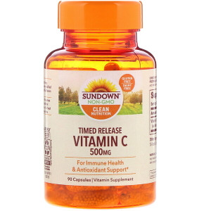 <img alt="Sundown Naturals, Vitamin C, 500 mg, 90 Time Release Capsules" title="Sundown Naturals, Vitamin C, 500 mg, 90 Time Release Capsules,030768905262"