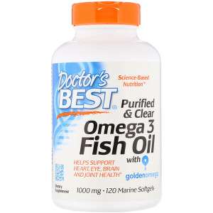 <img alt="Doctors Best, Purified & Clear Omega 3 Fish Oil with Goldenomega, 1000 mg, 120 Marine Softgels" title="Doctors Best, Purified & Clear Omega 3 Fish Oil with Goldenomega, 1000 mg, 120 Marine Softgels,753950004788"