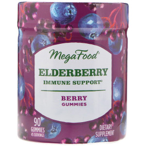 <img alt="MegaFood, Elderberry, Immune Support, Berry, 90 Gummies" title="MegaFood, Elderberry, Immune Support, Berry, 90 Gummies,051494103586"