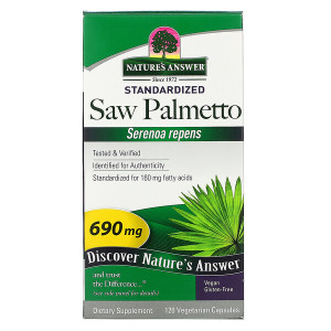 <img alt="Natures Answer, Saw Palmetto, Full Spectrum Herb, 690 mg, 120 Vegetarian Capsules" title="Natures Answer, Saw Palmetto, Full Spectrum Herb, 690 mg, 120 Vegetarian Capsules,083000164316"