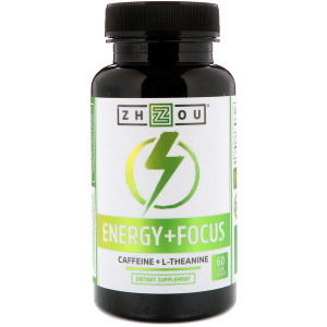 <img alt="Zhou Nutrition, Energy + Focus, 60 Veggie Capsules" title="Zhou Nutrition, Energy + Focus, 60 Veggie Capsules,859805006102"