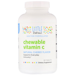 <img alt="Little DaVinci, Chewable Vitamin C, Natural Cherry, 90 Tablets" title="Little DaVinci, Chewable Vitamin C, Natural Cherry, 90 Tablets,026664014061"
