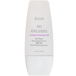 Julep, No Excuses, Invisible Sunscreen Gel, SPF 40, 1 fl oz (30 ml)