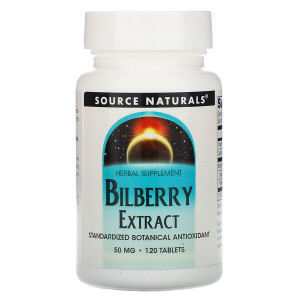 <img alt="Source Naturals, Bilberry Extract, 50 mg, 120 Tablets" title="Source Naturals, Bilberry Extract, 50 mg, 120 Tablets,021078000303"