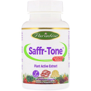 <img alt="Paradise Herbs, Saffr-Tone, 60 Vegetarian Capsules" title="Paradise Herbs, Saffr-Tone, 60 Vegetarian Capsules,601944778309"
