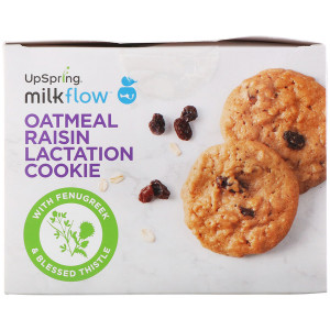 UpSpring, Milkflow, Lactation Cookies, Oatmeal Raisin, 10 Packets, 2 Cookies Each