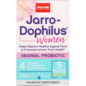 <img alt="Jarrow Formulas, Jarro-Dophilus, Vaginal Probiotic, Women, 5 Billion, 30 Enteric Coated Veggie Caps" title="Jarrow Formulas, Jarro-Dophilus, Vaginal Probiotic, Women, 5 Billion, 30 Enteric Coated Veggie Caps,790011030515"