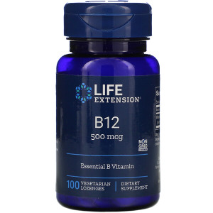 <img alt="Life Extension, B-12, 500 mcg, 100 Lozenges" title="Life Extension, B-12, 500 mcg, 100 Lozenges,737870361107"