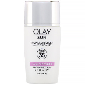 <img alt="Olay, Sun, Facial Sunscreen + Makeup Primer, SPF 35, 1.3 fl oz (40 ml)" title="Olay, Sun, Facial Sunscreen + Makeup Primer, SPF 35, 1.3 fl oz (40 ml),075609197390"
