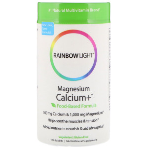 <img alt="Rainbow Light, Magnesium Calcium+, Food-Based Formula, 180 Tablets" title="Rainbow Light, Magnesium Calcium+, Food-Based Formula, 180 Tablets,021888101023"