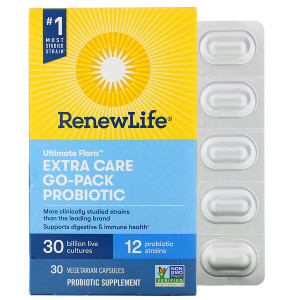 <img alt="Renew Life, Extra Care, Ultimate Flora Probiotic, 30 Billion Live Cultures, 30 Vegetable Capsules" title="Renew Life, Extra Care, Ultimate Flora Probiotic, 30 Billion Live Cultures, 30 Vegetable Capsules,631257156730"