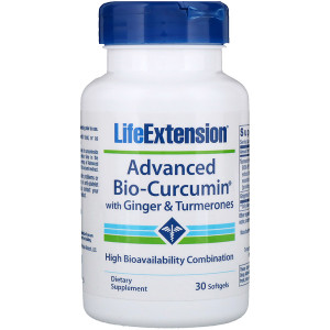 Life Extension Advanced Bio-Curcumin with Ginger & Turmerones - 30 Softgels