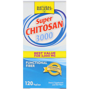 <img alt="Natural Balance, Super Chitosan 3000, 120 Veg Caps" title="Natural Balance, Super Chitosan 3000, 120 Veg Caps,047868617896"