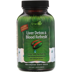 <img alt="Irwin Naturals, Liver Detox & Blood Refresh, 60 Liquid Soft-Gels" title="Irwin Naturals, Liver Detox & Blood Refresh, 60 Liquid Soft-Gels,710363594619"