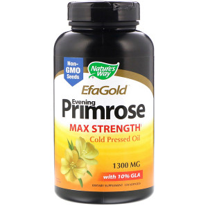 <img alt="Natures Way, EfaGold, Evening Primrose, Max Strength, 1,300 mg, 120 Softgels" title="Natures Way, EfaGold, Evening Primrose, Max Strength, 1,300 mg, 120 Softgels,033674154199"