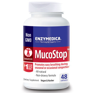 <img alt="Enzymedica, MucoStop, 48 Capsules" title="Enzymedica, MucoStop, 48 Capsules,670480241103"