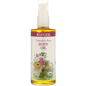 <img alt="Badger Company, Body Oil, Damascus Rose, 4 fl oz (118 ml)" title="Badger Company, Body Oil, Damascus Rose, 4 fl oz (118 ml),634084300611"