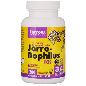 <img alt="Jarrow Formulas, Jarro-Dophilus + FOS, 3.4 Billion, 200 Capsules (Ice)" title="Jarrow Formulas, Jarro-Dophilus + FOS, 3.4 Billion, 200 Capsules (Ice),790011030126"