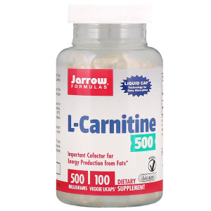 <img alt="Jarrow Formulas, L-Carnitine, 500 mg, 100 Veggie Licaps" title="Jarrow Formulas, L-Carnitine, 500 mg, 100 Veggie Licaps,790011020141"