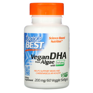 <img alt="Doctors Best, Best Vegetarian DHA, from Algae, 200 mg, 60 Softgels" title="Doctors Best, Best Vegetarian DHA, from Algae, 200 mg, 60 Softgels,753950002968"